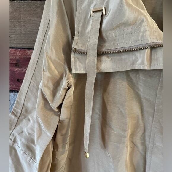 Lafayette 148 New York Tan Jacket With Belt Size 2 - Picture 6 of 14